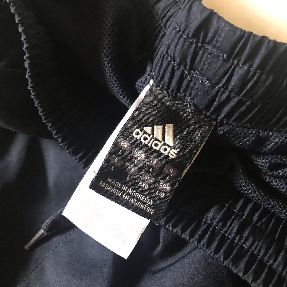 ❌SOLD❌ ADIDAS BLACK WHITE STRIPES TRACK PANTS - Picture 5 of 8